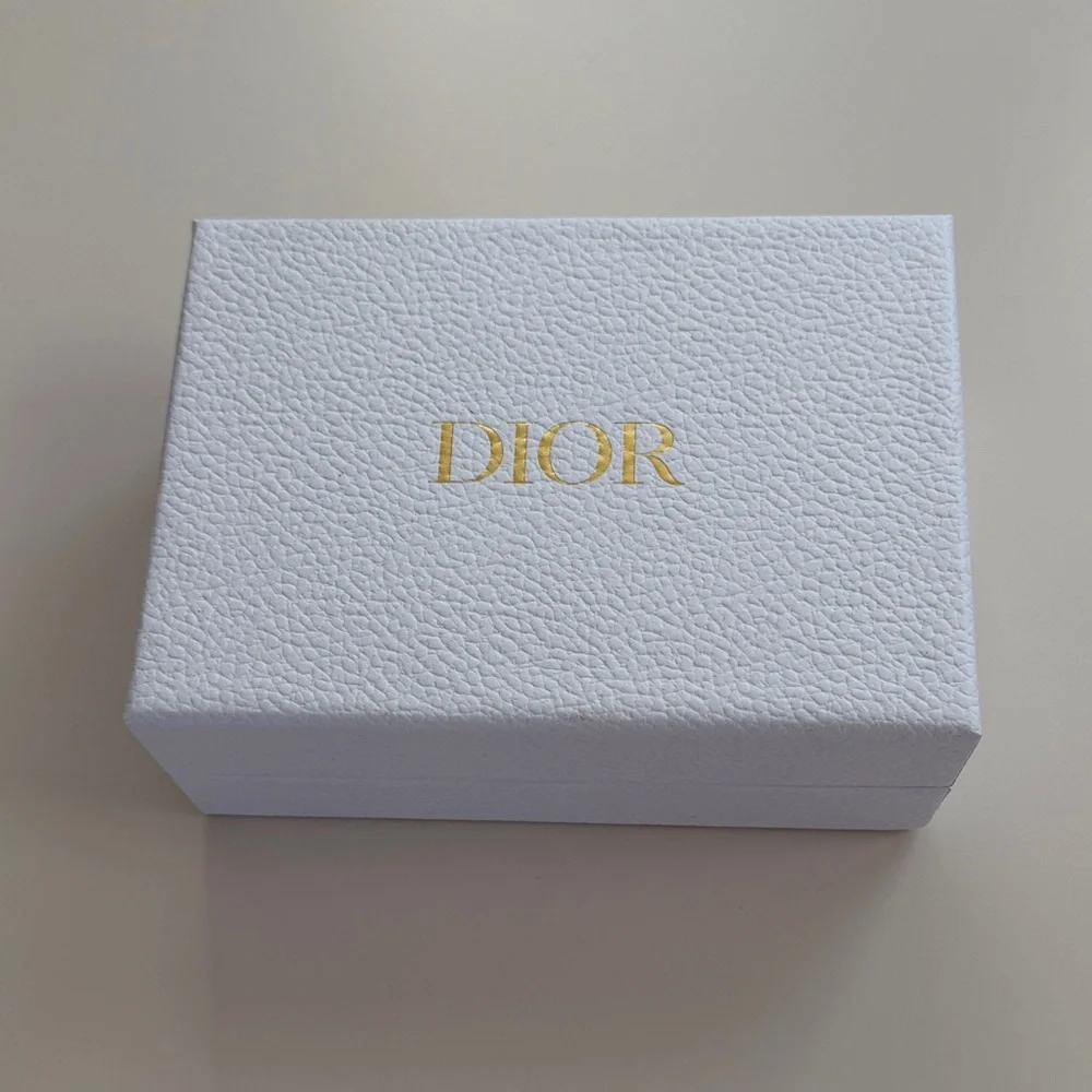 Dior White Box with Gold Logo